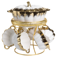 Суповой сервиз на 6 персон супница 2 (л) на подставке с бульонницами 350 (мл) ML152