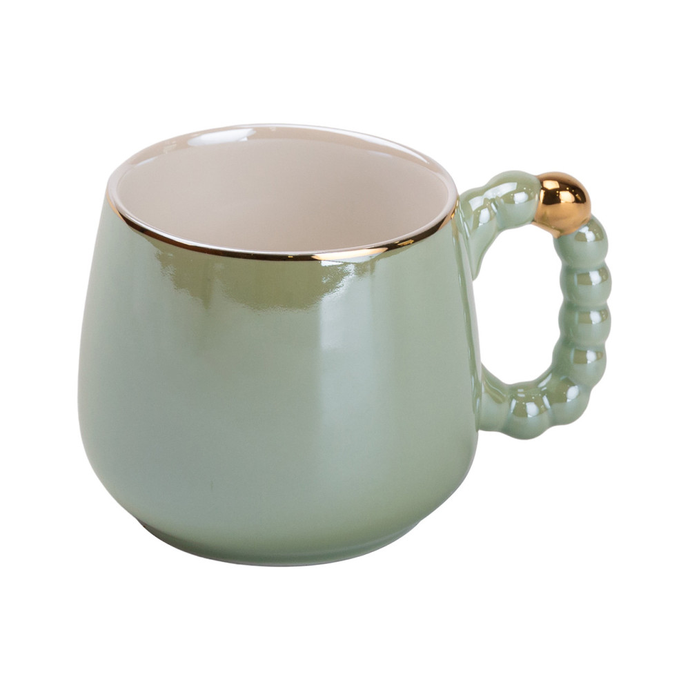 Зображення Чайний набір Light House на 6 персон із заварювальним чайником та фарфоровою підставкою LG-30004 Бірюзовий ИМ Light-Deco 2 