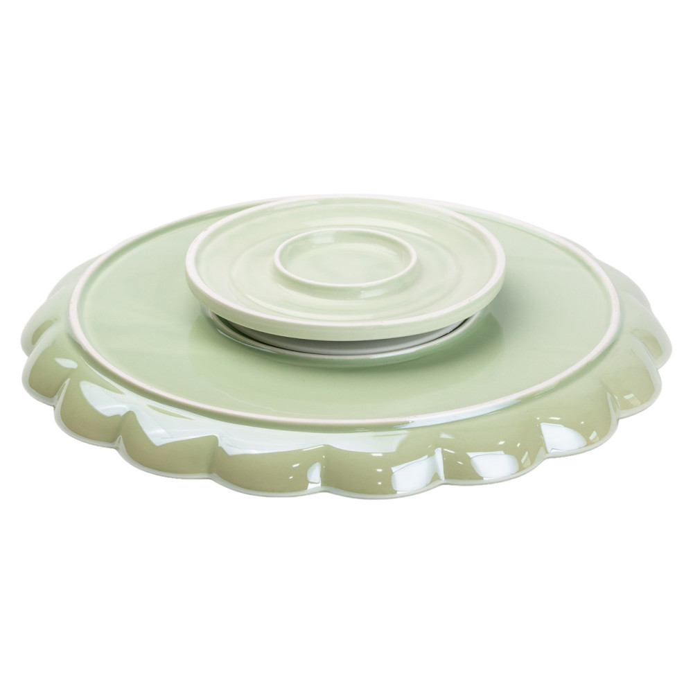 Зображення Чайний набір Light House на 6 персон із заварювальним чайником та фарфоровою підставкою LG-30004 Бірюзовий ИМ Light-Deco 4 