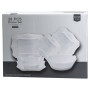 Изображение Столовый сервиз тарелок на 6 персон фарфоровый, белый HP23406 ИМ Light-Deco 9 
