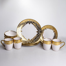 Столовый сервиз на 4 персоны фарфоровый Royal Yiwu HB-16