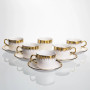 Изображение Чайный сервиз на 6 персон фарфоровый Golden Eye 150 мл Yiwu LMJ150 ИМ Light-Deco 