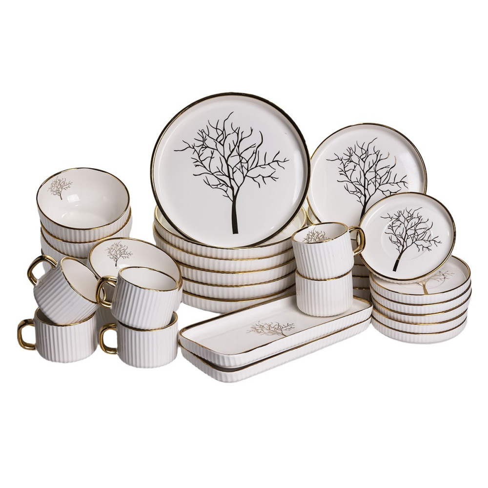 Изображение Столовый сервиз на 6 персон фарфоровый Valentina Yiwu DS-32P ИМ Light-Deco 