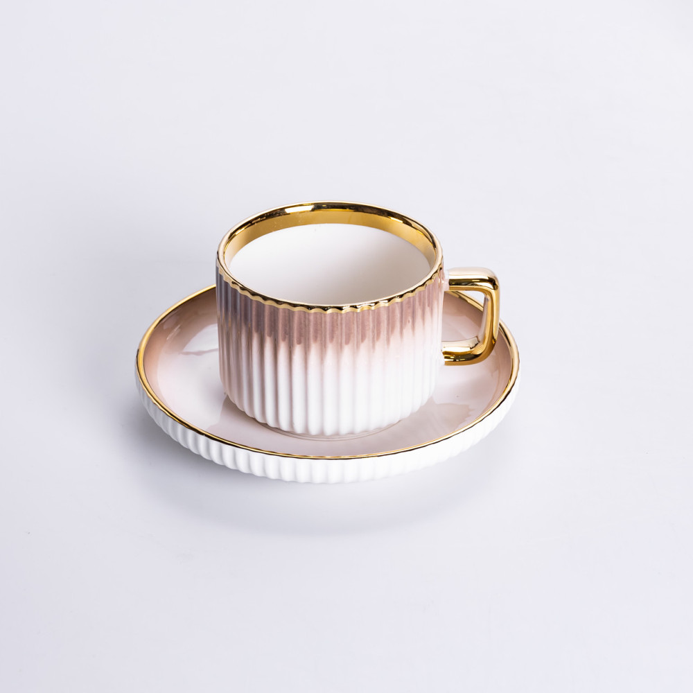 Изображение Столовый сервиз на 6 персон из фарфора 32 предмета Золотой HP-26-13GOLD ИМ Light-Deco 5 