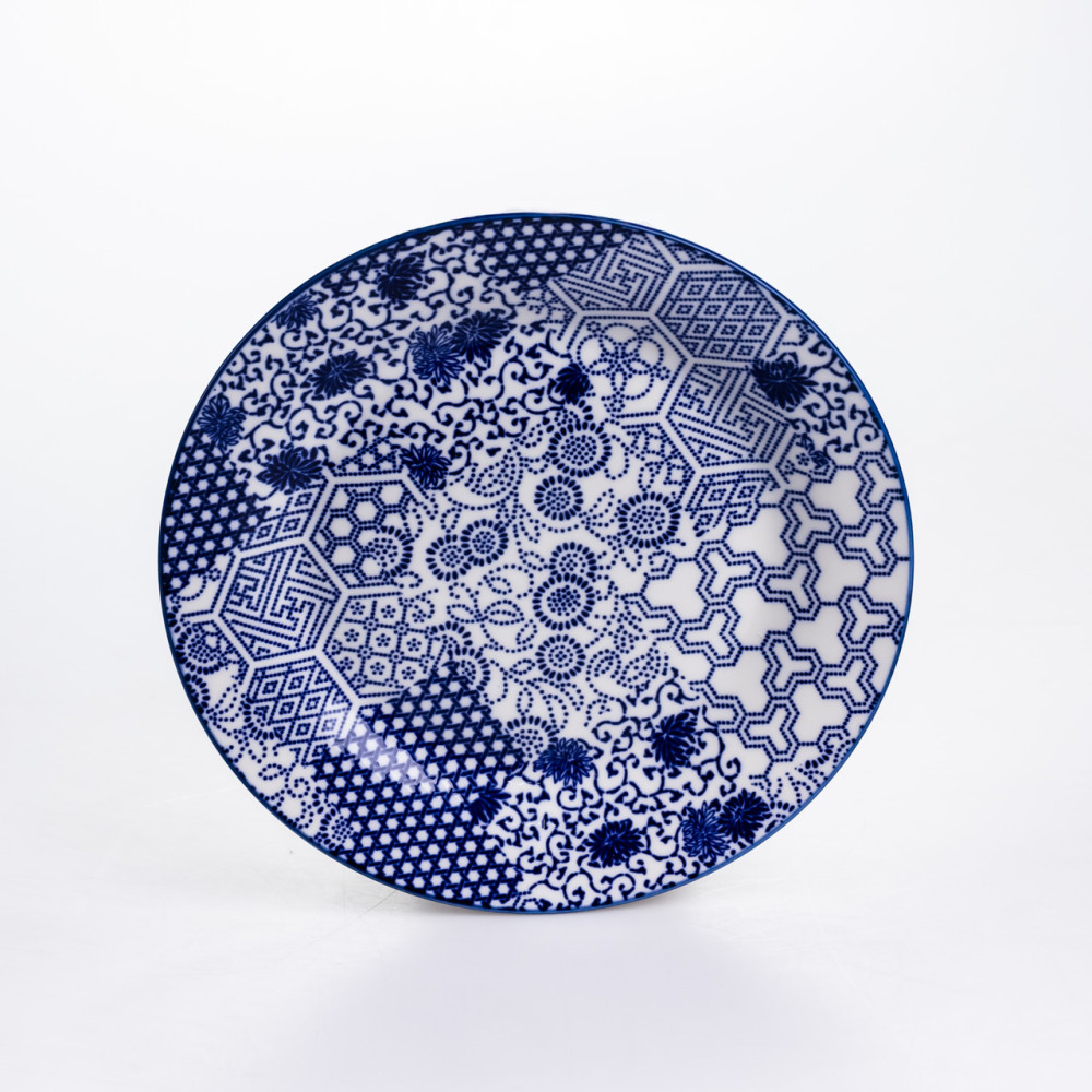 Зображення Столовый сервиз на 6 персон 18 предметов фарфоровый HP-HK-A5 Синий ИМ Light-Deco 3 