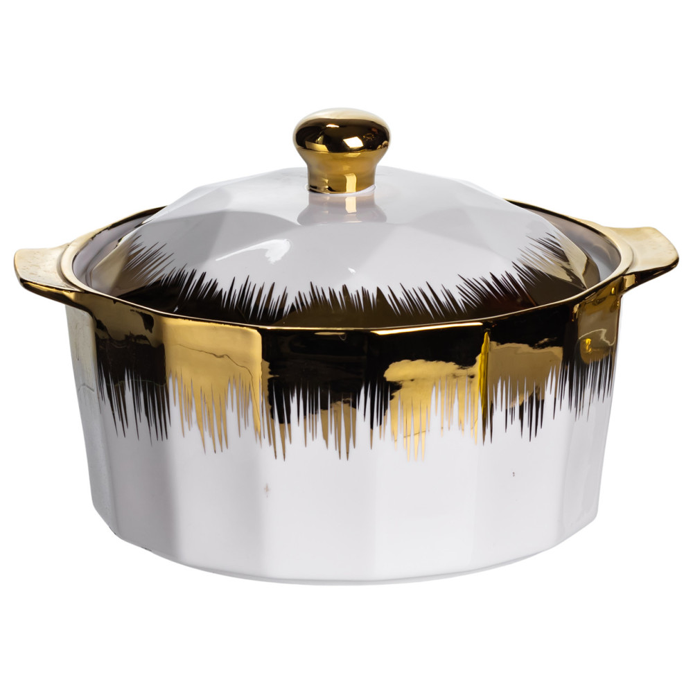 Зображення Суповой сервиз на 6 персон супница 2 (л) на подставке с бульонницами 300 (мл) тарелки для супа ML-T35 ИМ Light-Deco 3 