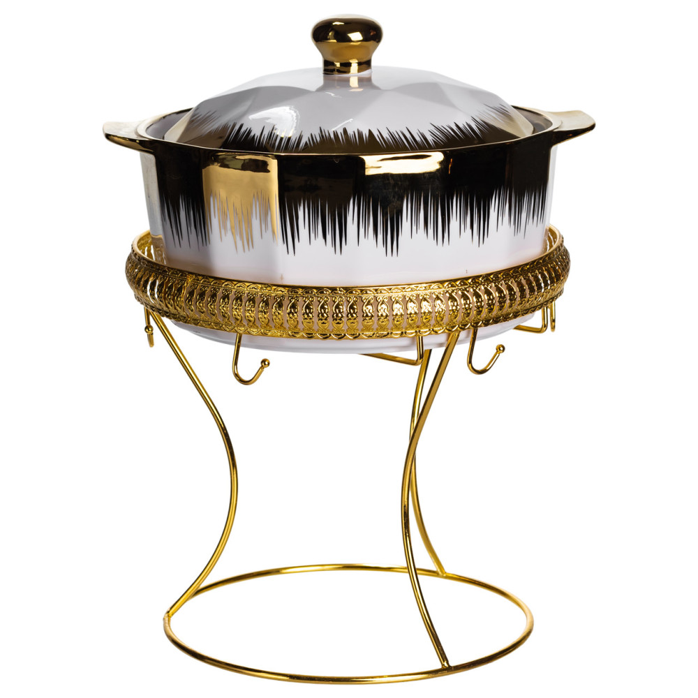 Зображення Суповой сервиз на 6 персон супница 2 (л) на подставке с бульонницами 300 (мл) тарелки для супа ML-T35 ИМ Light-Deco 4 