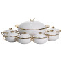 Зображення Суповой сервиз на 6 персон супница 3 (л) с бульонницами 300 (мл) тарелки для супа SPW-16 ИМ Light-Deco 1 