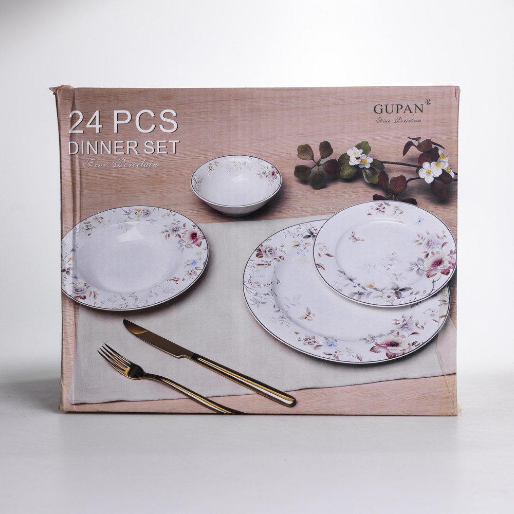 Зображення Столовый сервиз на 6 персон фарфоровый 24 предмети Yiwu HP-7-711 ИМ Light-Deco 8 