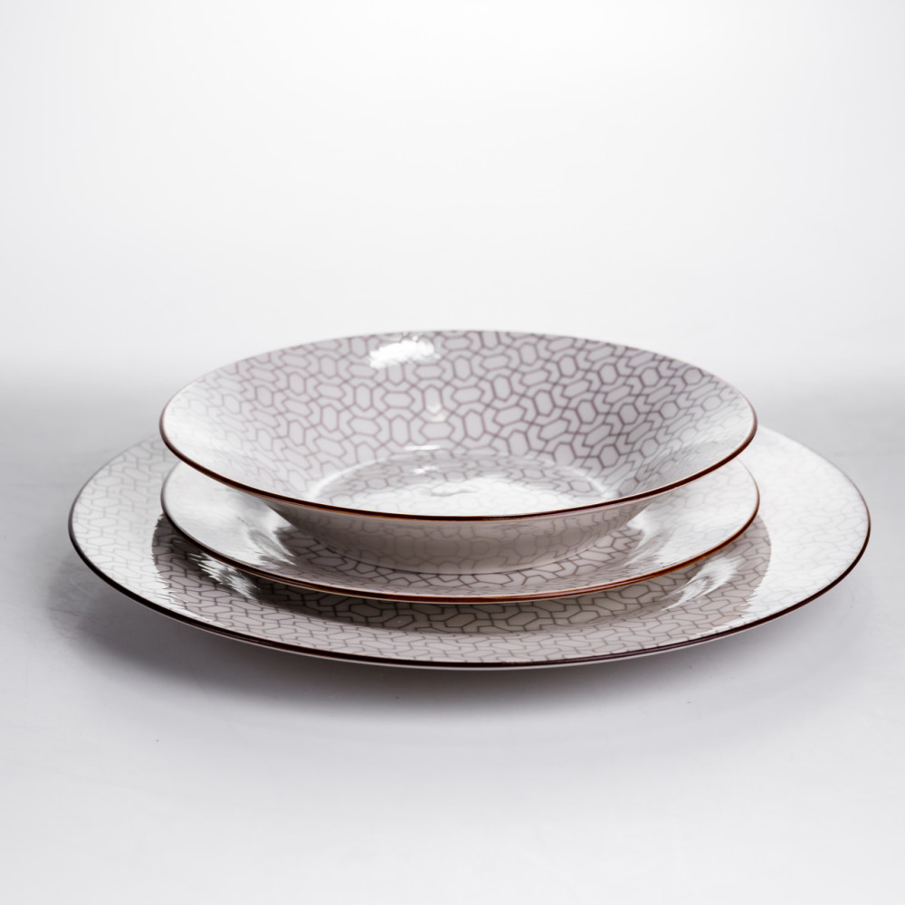 Зображення Столовый сервиз на 6 персон 24 предмета фарфоровый HP-HK-A9 ИМ Light-Deco 1 