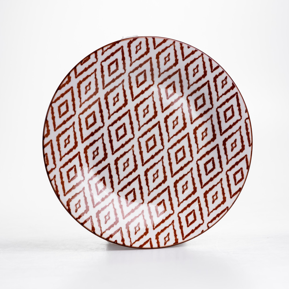 Зображення Столовый сервиз на 6 персон 24 предмета фарфоровый HP-HK-A10 Коричневый ИМ Light-Deco 3 