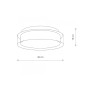Зображення Купить Светильник Nowodvorski 8174 Pan LED 1x17W 4000K 800Lm IP44 Wh ИМ Light-Deco 2 
