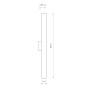 Зображення Купить Светильник Nowodvorski 8118 Ice tube led LED 1x12W 4000K 1200Lm IP44 Chrom ИМ Light-Deco 3 