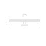 Зображення Купить Светильник Nowodvorski 8131 Picasso led LED 1x12W 4000K 900Lm IP44 Chrom ИМ Light-Deco 3 