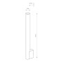 Зображення Купить Светильник Nowodvorski 8122 Ice tube led LED 1x8W 4000K 630Lm IP44 Chrom ИМ Light-Deco 2 