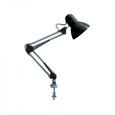 Настільна лампа Світильник на струбціні HOROZ ELECTRIC "RANA" Е27 чорний