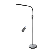 Світильник підлоговий Торшер світлодіодний HOROZ ELECTRIC LED "NORMAN" 15W чорний