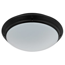 Світильник настінно-стельовий пластиковий HOROZ ELECTRIC "Aqua Opal" 1*60 чорний