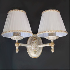Настінний світильник Бра з абажуром Light House SL-17372/2 W WT білий