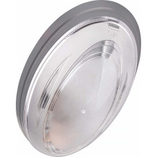 Світильник настінно-стельовий пластиковий HOROZ ELECTRIC «Нінова» 1*60 сірий