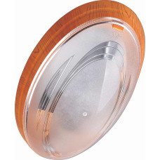 Світильник настінно-стельовий пластиковий HOROZ ELECTRIC «Нінова» 1*60 бук