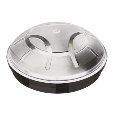 Світильник настінно-стельовий пластиковий HOROZ ELECTRIC Акуа Еко чорний