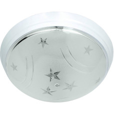 Світильник настінно-стельовий пластиковий HOROZ ELECTRIC Уфо Старий білий