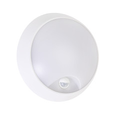 Світлодіодний світильник вологозахищений HOROZ ELECTRIC SORENTO 3CCT 20W IP54 білий з датчиком руху