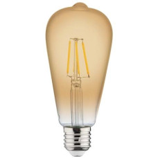 Лампа винтажная светодиодная (ретро) "RUSTIC VINTAGE-6" 6W Filament led 2200К E27 Лампа винтажная светодиодная (ретро) "RUSTIC VINTAGE-6" 6W Filament led 2200К E27