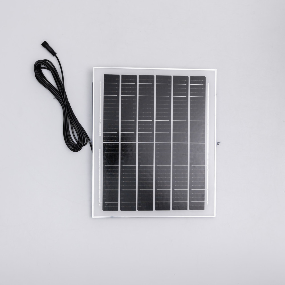 Изображение Уличный LED фонарь на солнечных батареях 31.6x27.8x7.5 см прожектор светодиодный уличный 270 LED 300 Вт с солнечной панелью HP-5-62 ИМ Light-Deco 2 