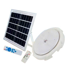 Вуличний LED світильник на сонячних батареях Light House LG-20536 білий 60 Вт 22.1x18.8x5.2 см