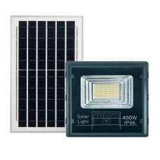 Вуличний LED прожектор на сонячних батареях Light House LG-20544 чорний 400 Вт 32*5,5 см