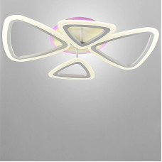 Люстра потолочная LED с RGB подсветкой Light House NM-16467/2+2 WH RGB 84W+22W белый