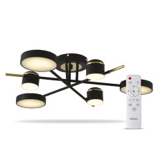 Светодиодная люстра Ardero AL6122ARD STORIA 45Вт черный золото