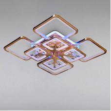 Люстра стельова LED Light House DS-14503/4+4G LED 3color dimmer 190W золото
