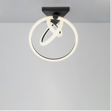 Люстра стельова LED Light House SRS-16440-S 48W чорна без пульта Люстра стельова LED Light House SRS-16440-S 48W чорна без пульта