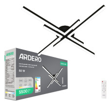 Светодиодный накладной светильник Ardero AL6106-1ARD PHOENIX 50Вт черный Светодиодный накладной светильник Ardero AL6106-1ARD PHOENIX 50Вт черный