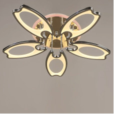 Люстра стельова LED з RGB підсвічуванням Light House SRS-16356/5 146W хром Люстра стельова LED з RGB підсвічуванням Light House SRS-16356/5 146W хром
