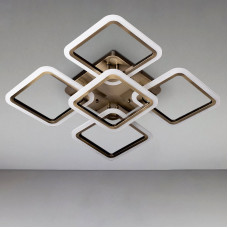 Люстра LED Light House SL-15216/4 + 1 AB 150W DIMMER 3000-6000 H110*L580*W580, колір бронза