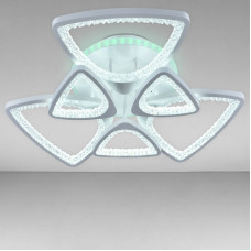 Люстра стельова LED з RGB підсвічуванням Light House SRS-16279/3+3A WH (RGB) 162W+8W білий Люстра стельова LED з RGB підсвічуванням Light House SRS-16279/3+3A WH (RGB) 162W+8W білий