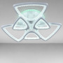 Зображення Люстра стельова LED з RGB підсвічуванням Light House SRS-16279/3+3A WH (RGB) 162W+8W білий ИМ Light-Deco 