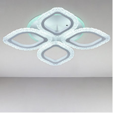 Люстра стельова LED з RGB підсвічуванням Light House SRS-16278/4B WH (RGB) 56W+7W білий Люстра стельова LED з RGB підсвічуванням Light House SRS-16278/4B WH (RGB) 56W+7W білий