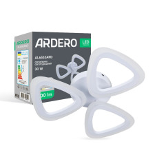 Светодиодный накладной светильник Ardero AL6553ARD CLOVER 30Вт 5000K білий Светодиодный накладной светильник Ardero AL6553ARD CLOVER 30Вт 5000K білий