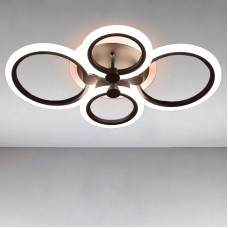 Люстра LED стельова Light House SL-15215/2+2 RGB BK 80W H110*L620*W400, колір чорний