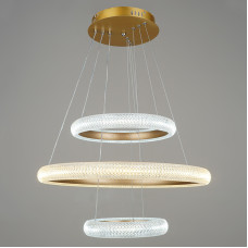 Люстра підвісна LED Light House SRS-16148/3 130W золото Люстра підвісна LED Light House SRS-16148/3 130W золото