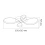 Изображение Светодиодная люстра Ardero AL6530-1ARD FABIO S 60Вт черный ИМ Light-Deco 1 