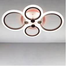 Люстра LED стельова Light House SL-15215/2+2 RGB WT 80W H110*L620*W400, колір білий