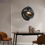 Изображение Гіпсовий світильник у чорному кольрі Ø 50 см ИМ Light-Deco 4 