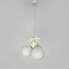 Люстра підвісна Light House LNF-17486/3P з ведмедем, діаметр плафона 15см, цоколь G9