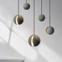Изображение Підвіс MOON CONCRETE у вигляді сірої бетонної кулі ИМ Light-Deco 